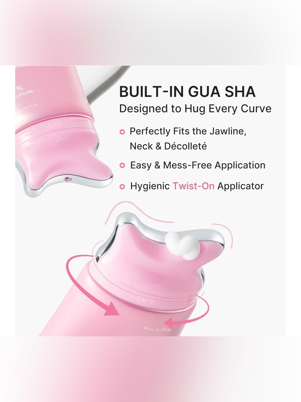 medicube PDRN Collagen Neck Wrinkle Cream with Gua Sha - $39 Retail!! - Picture 6 of 7